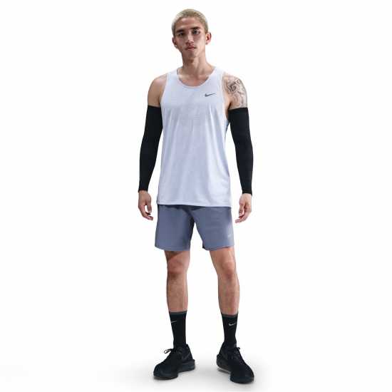 Nike Dri-Fit Challenger Mens 7 Unlined Versatile Shorts Индиго/Рф Сребърен 