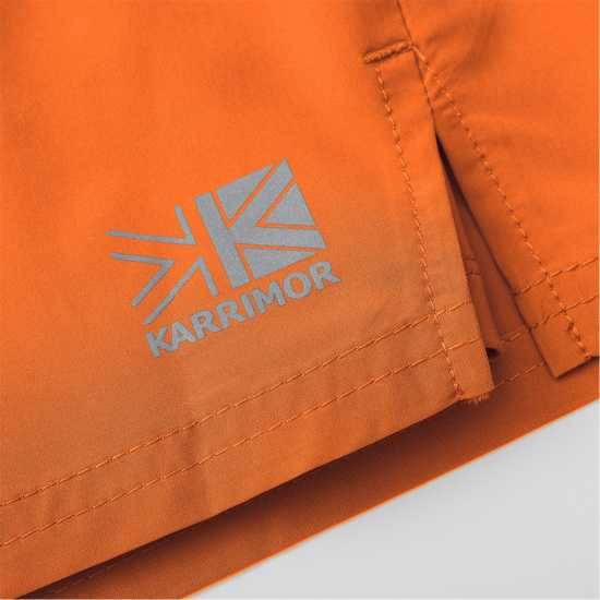Мъжки Шорти За Бягане Karrimor 2 In 1 Running Shorts Mens Fire Orange 