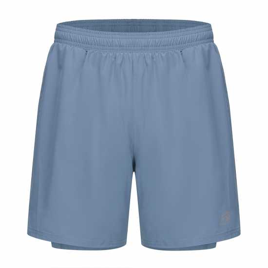 Мъжки Шорти За Бягане Karrimor 2 In 1 Running Shorts Mens Bold Blue 
