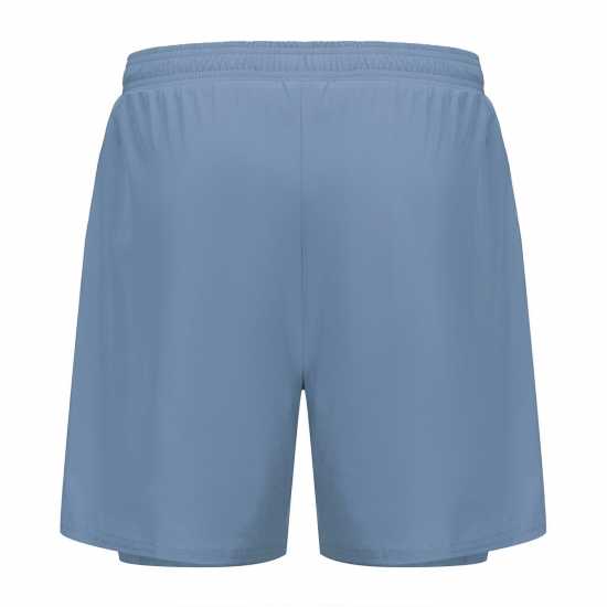 Мъжки Шорти За Бягане Karrimor 2 In 1 Running Shorts Mens Bold Blue 