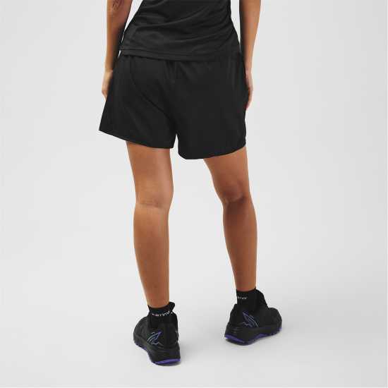 Дамски Шорти Karrimor 2 In 1 Running Shorts Womens Черно Дамски клинове за фитнес