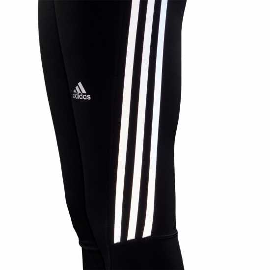 Adidas Run Icons 3 Stripe 7/8 Running Tights Womens  