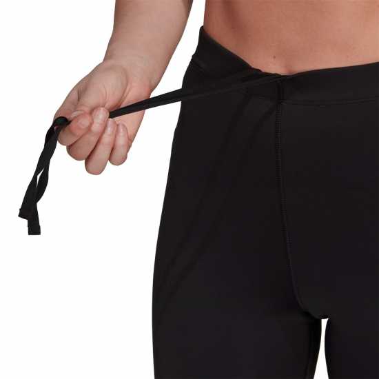 Adidas Run Icons 3 Stripe 7/8 Running Tights Womens  