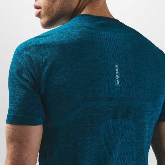 Karrimor Мъжки Шорти За Бягане Xlite Mens Running Short Sleeve Top Бензиново марлбро Мъжки дрехи за бягане