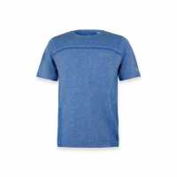 Мъжки дрехи за бягане Karrimor Мъжки Шорти За Бягане Xlite Mens Running Short Sleeve Top Син Марл Karrimor Мъжки Шорти За Бягане Xlite Mens Running Short Sleeve Top Син Марл Мъжки дрехи за бягане