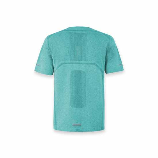 Karrimor Мъжки Шорти За Бягане Xlite Mens Running Short Sleeve Top Mint Marl Мъжки дрехи за бягане