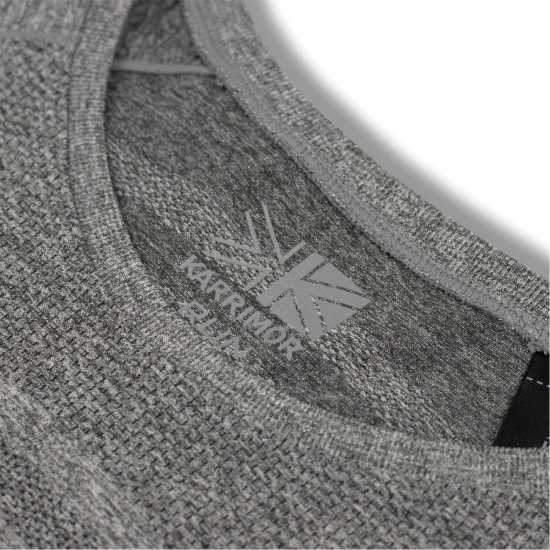 Дамски дрехи за бягане Karrimor Xlite Ladies Seamless Running T-Shirt Сив марл Karrimor Xlite Ladies Seamless Running T-Shirt Сив марл Дамски дрехи за бягане