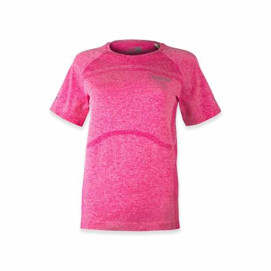Дамски дрехи за бягане Karrimor Xlite Ladies Seamless Running T-Shirt Розово Марл Karrimor Xlite Ladies Seamless Running T-Shirt Розово Марл Дамски дрехи за бягане