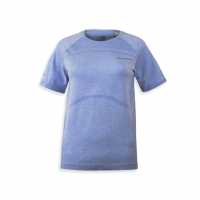 Karrimor Xlite Ladies Seamless Running T-Shirt Лилак Марл Дамски дрехи за бягане