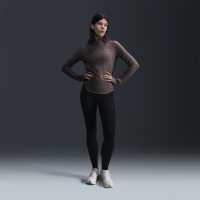 Nike Swift 7/8 Tights Womens Черно/сребро 