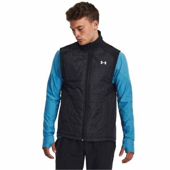 Under Armour Armour Ua Strm Vitality Run Vest Running Mens Черно Мъжки дрехи за бягане