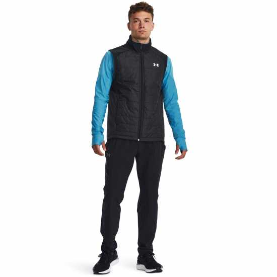 Under Armour Armour Ua Strm Vitality Run Vest Running Mens Черно Мъжки дрехи за бягане