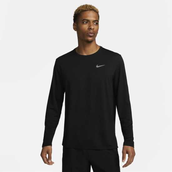 Nike Miler Men's Dri-Fit Uv Long-Sleeve Running Top Nike Miler Men's Dri-Fit Uv Long-Sleeve Running Top
