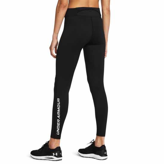 Under Armour Armour Ua Qualifier Cold Tight Running Womens Черно/Отражаващо Дамски клинове за фитнес