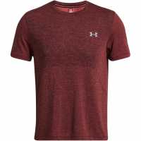 Under Armour Seamless Stride Ss Red Мъжко облекло за едри хора