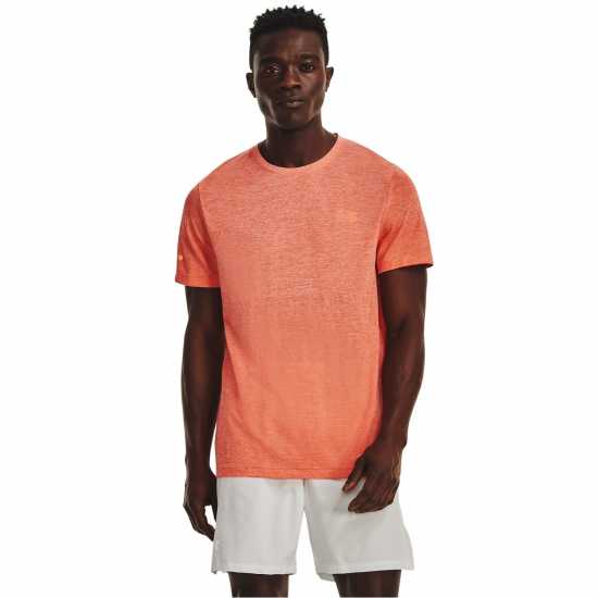 Under Armour Seamless Stride Ss Orange Мъжки дрехи за бягане