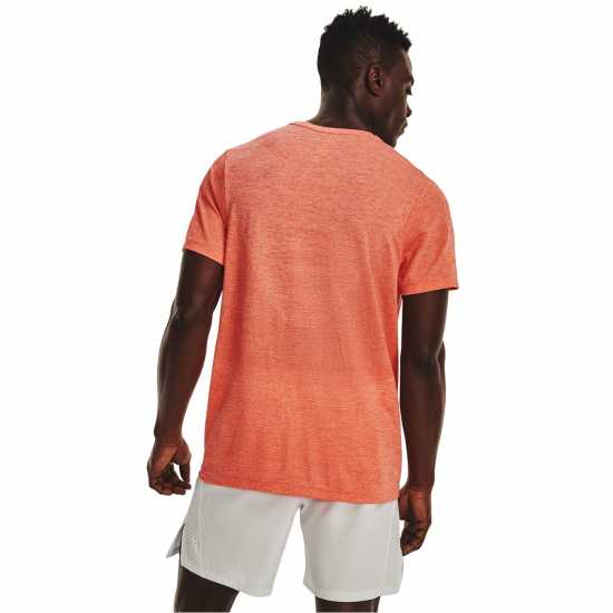 Under Armour Seamless Stride Ss Orange Мъжки дрехи за бягане