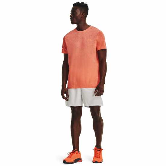 Under Armour Seamless Stride Ss Orange Мъжки дрехи за бягане