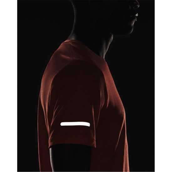 Under Armour Seamless Stride Ss Orange Мъжки дрехи за бягане