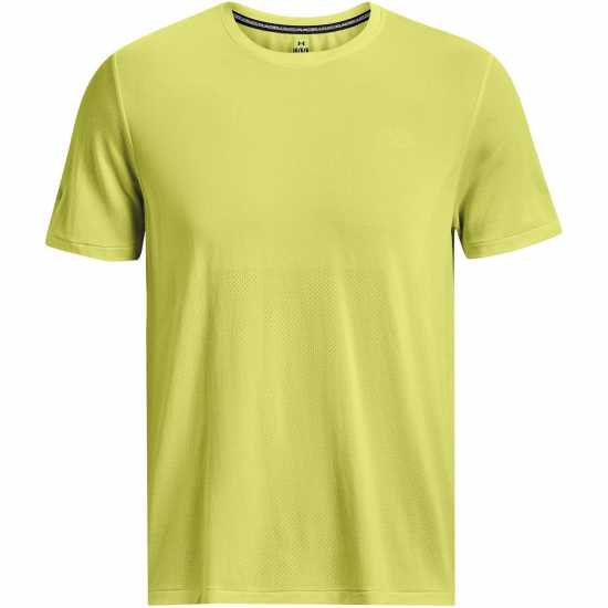 Under Armour Seamless Stride Tee Жълто Мъжки дрехи за бягане