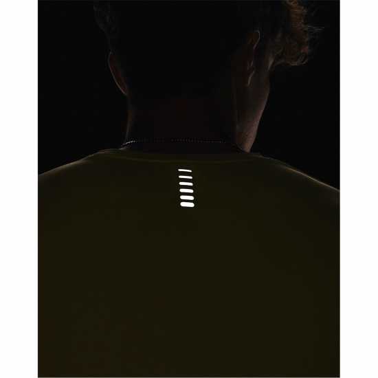 Under Armour Seamless Stride Tee Жълто Мъжки дрехи за бягане