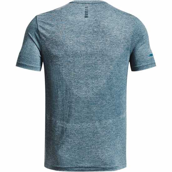 Under Armour Seamless Stride Tee Синьо Мъжки дрехи за бягане