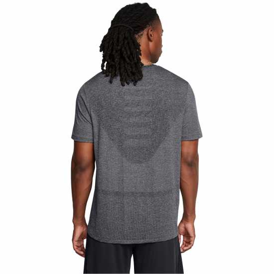 Under Armour Seamless Stride Tee Сиво Мъжки дрехи за бягане