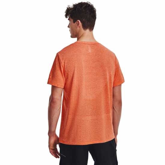 Under Armour Seamless Stride Ss Orange Мъжко облекло за едри хора