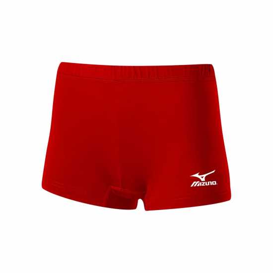 Mizuno Pro Netball Shorts Jnr Red Детски къси панталони