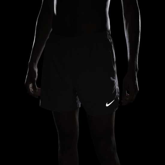 Nike Dri-FIT Challenger Men's 5 Brief-Lined Versatile Shorts Smoke Grey Мъжко облекло за едри хора