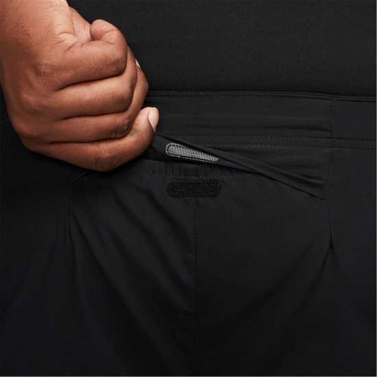 Nike Dri-FIT Challenger Men's 5 Brief-Lined Versatile Shorts Black Мъжко облекло за едри хора