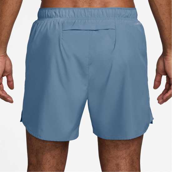 Nike Dri-Fit Challenger Men's 5 Brief-Lined Versatile Shorts Work Blue/Silv 
