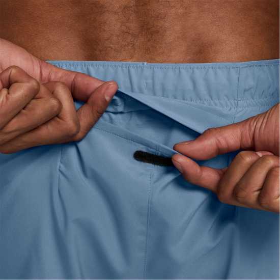 Nike Dri-Fit Challenger Men's 5 Brief-Lined Versatile Shorts Work Blue/Silv 