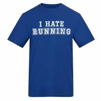 Awd Adults Printed Running Tee I Hate Running 