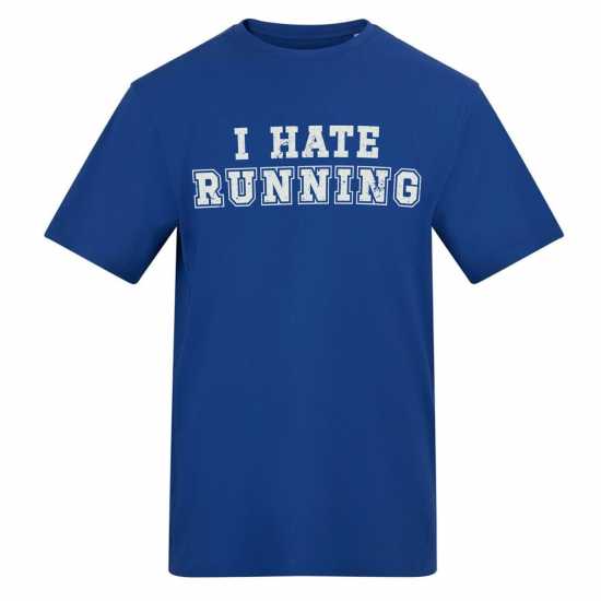 Awd Adults Printed Running Tee I Hate Running 