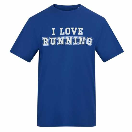 Awd Adults Printed Running Tee I Love Running 