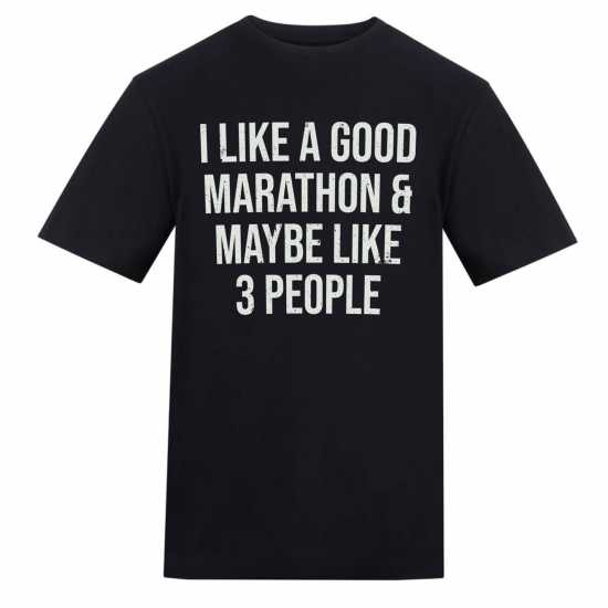 Awd Adults Printed Running Tee Good Marathon Awd Adults Printed Running Tee