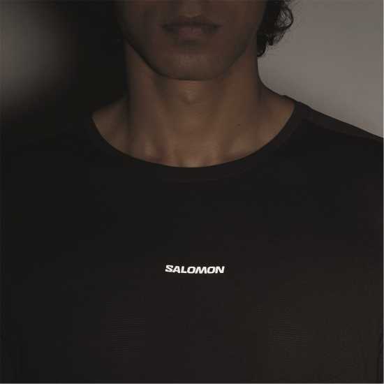 Salomon Shakeout Core Graphice Ls Running Tee Mens Salomon Shakeout Core Graphice Ls Running Tee Mens