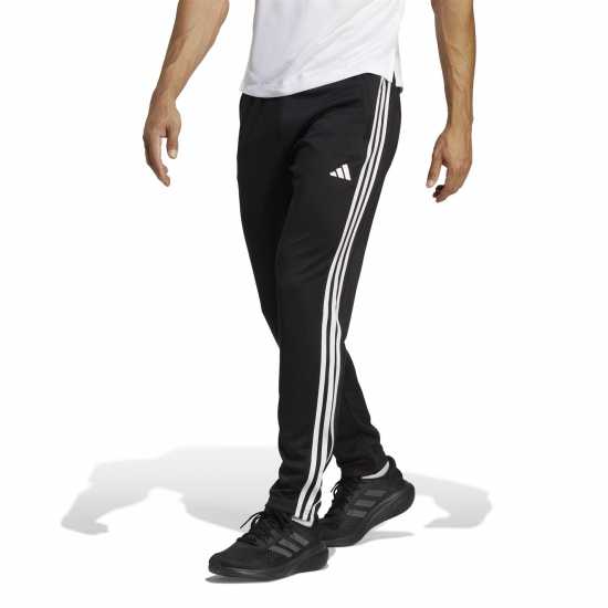 Adidas 3 Stripe Training Essentials Jogger Mens Черно/Бяло Мъжки спортни екипи в две части