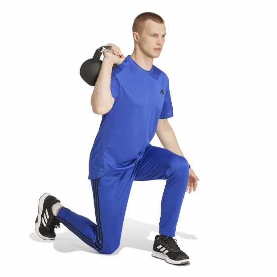 Мъжки спортни екипи в две части Adidas 3 Stripe Training Essentials Jogger Mens Полу прозрачен син Adidas 3 Stripe Training Essentials Jogger Mens Полу прозрачен син Мъжки спортни екипи в две части