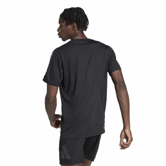 Adidas Мъжка Риза 3 Stripe Essentials Training T-Shirt Mens  Мъжки дрехи за фитнес