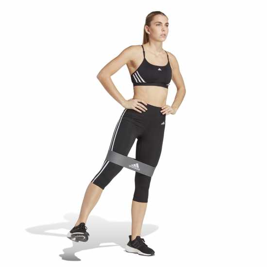 Adidas Клин Три-Четвърти Train Essentials 3-Stripes High Waisted Three Quarter Leggings  Дамски клинове за фитнес