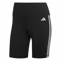 Adidas Training Essentials 3-Stripes High-Waisted Short Leggings  Дамски клинове за фитнес