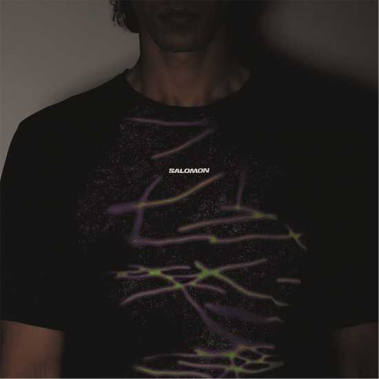 Salomon SHAKEout Core SS Running Tee Mens Black 