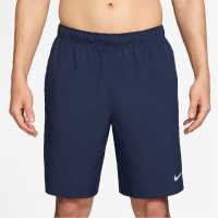 Nike Dri-Fit Challenger Mens 9 Unlined Versatile Shorts Mdnt Navy/Silv 