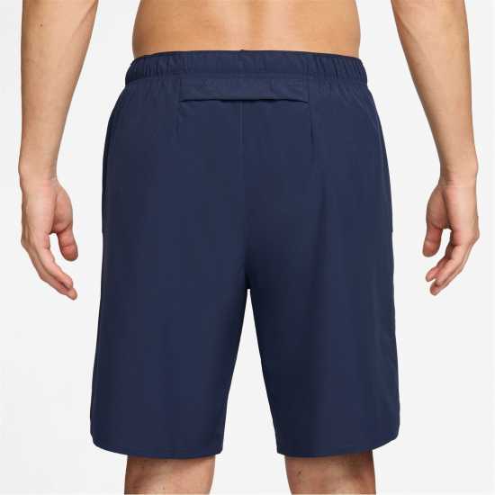 Nike Dri-Fit Challenger Mens 9 Unlined Versatile Shorts Mdnt Navy/Silv 