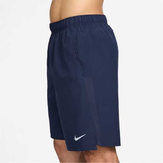 Nike Dri-Fit Challenger Mens 9 Unlined Versatile Shorts Mdnt Navy/Silv 