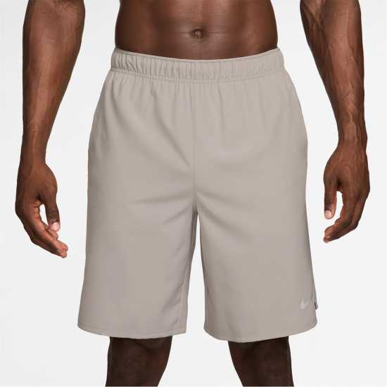 Nike Dri-Fit Challenger Mens 9 Unlined Versatile Shorts Moon Prtcl/Silv 