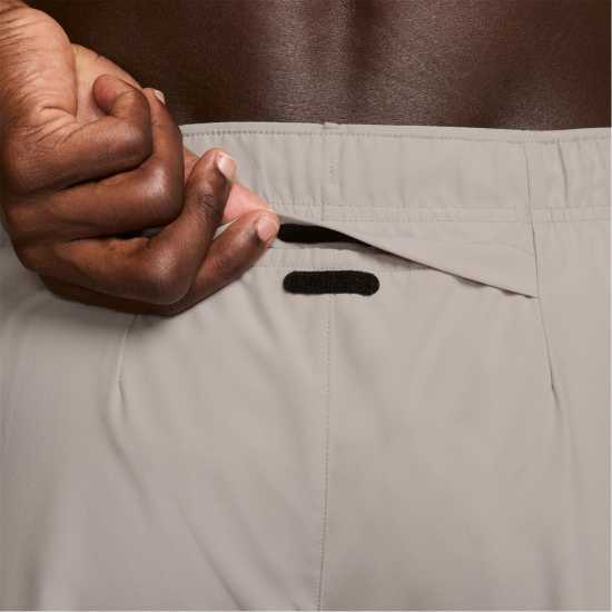 Nike Dri-Fit Challenger Mens 9 Unlined Versatile Shorts Moon Prtcl/Silv 