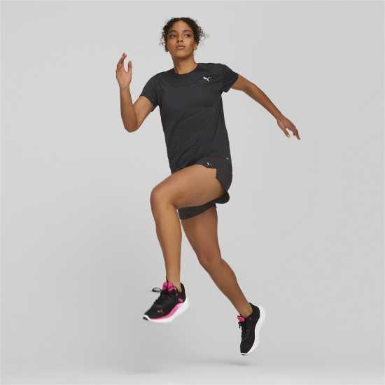 Puma Run Favourite Womens  Running Tee Black Атлетика